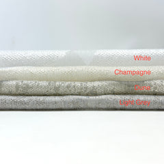 Irregular Wave Geometric Faux linen Fabric By The Yard / 118" Width / CL1135