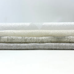 Irregular Wave Geometric Faux linen Fabric By The Yard / 118" Width / CL1135