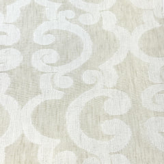 Irregular Geometric Blend Linen Sheer Fabric By The Yard / 54" Width / CL1130