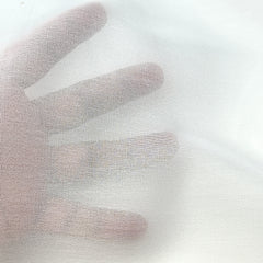 Poly Sheer Faux Linen Fabric by the Yard / 118" Width / CL1122