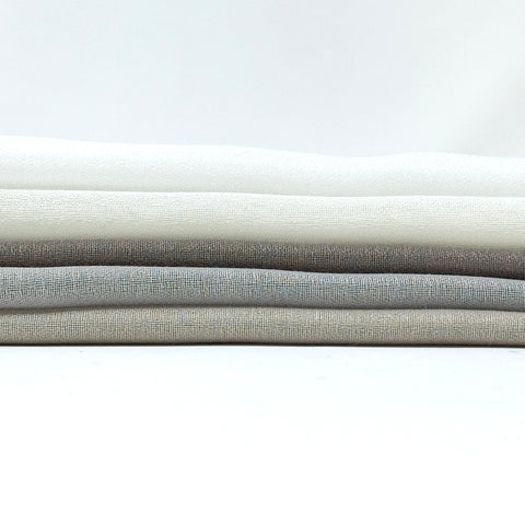 Poly Sheer Faux Linen Fabric by the Yard / 118" Width / CL1122