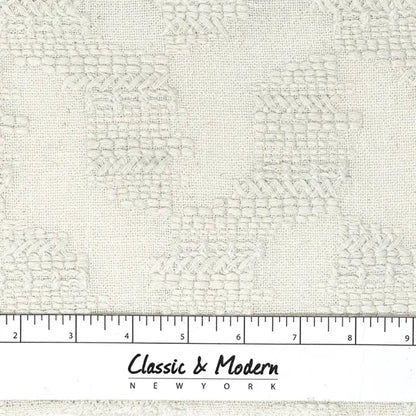 Embroidery Texture Modern Luxury Blend sheer Linen Fabric By The Yard, 53"Width, CL1131