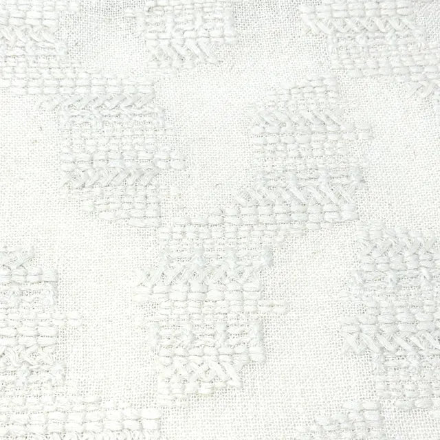 Embroidery Texture Modern Luxury Blend sheer Linen Fabric By The Yard, 53"Width, CL1131
