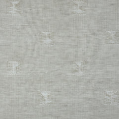Square Tear-off Modern Geometric Blend Linen Sheer Fabric By The Yard / 54" Width / CL1137