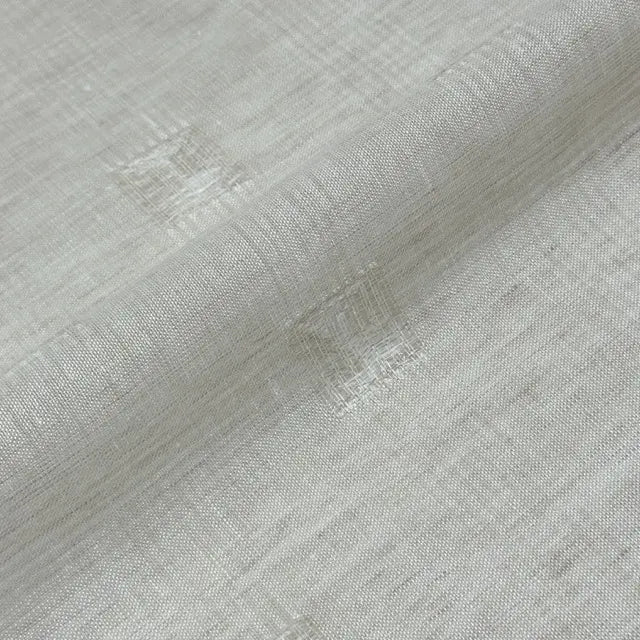 Square Tear-off Modern Geometric Sheer Linen Flat Roman shade, CL1137