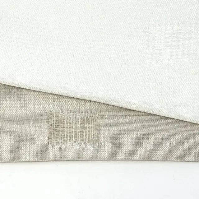 Square Tear-off Modern Geometric Blend Linen Sheer Fabric By The Yard, 54"Width, CL1137