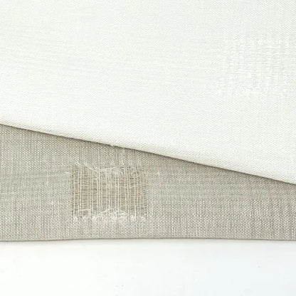 Square Tear-off Modern Geometric Sheer Linen Flat Roman shade, CL1137