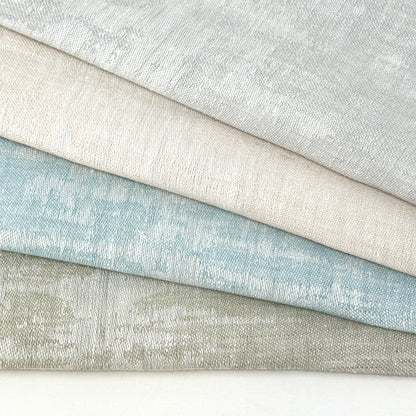 Irregular Geometric 100% Linen Flat Roman Shade, CL1119