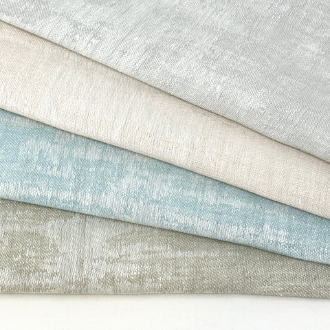 Irregular Geometric 100% Linen Fabric by the Yard / 58" Width / CL1119