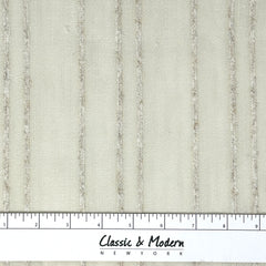Ruffled Stripe Embroidery Blend Linen Fabric / 118" Wide / CL1172