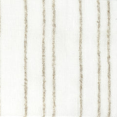 Ruffled Stripe Embroidery Blend Linen Fabric / 118" Wide / CL1172