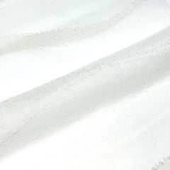 Tassel Waved Sheer Blend Linen Fabric by the Yard / 110" Wide / CL1171