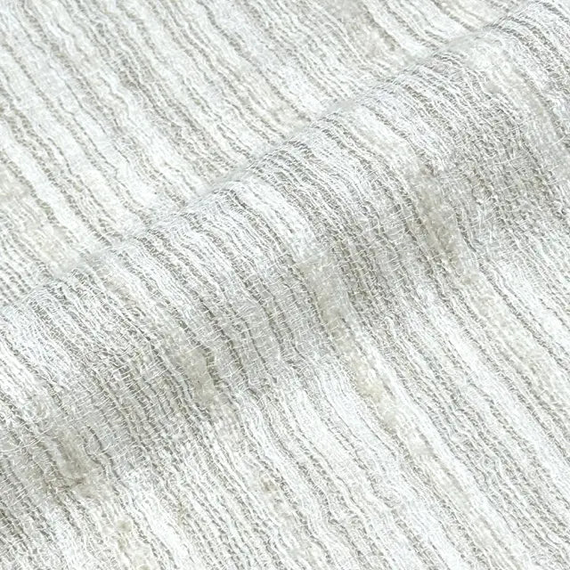 Rough Textured Sheer Blend Linen Fabric by the Yard, 110"Width, CL1170