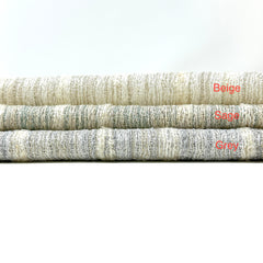 Rough Textured Sheer Blend Linen Fabric by the Yard / 110" Wide / CL1170