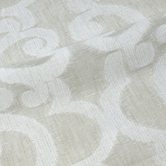Irregular Geometric Blend Linen Sheer Fabric By The Yard / 54" Width / CL1130