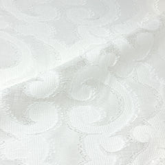 Irregular Geometric Blend Linen Sheer Fabric By The Yard / 54" Width / CL1130