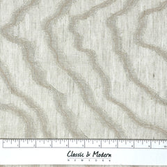 Ruffled Embroidery Blend Linen Fabric / 54" Wide / CL1156