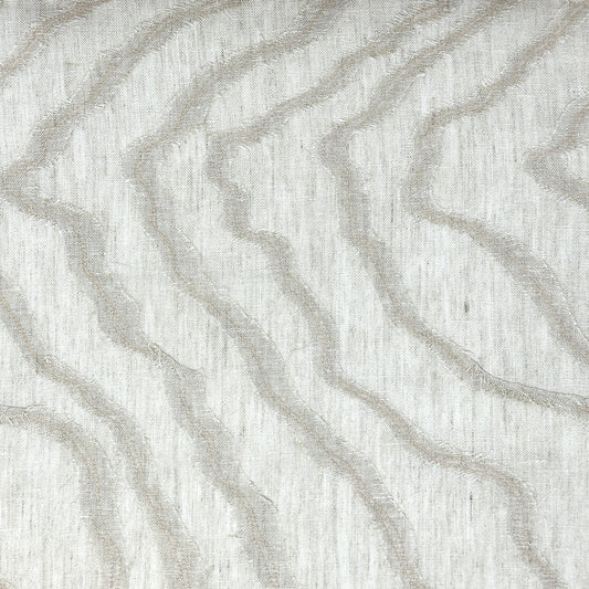 Ruffled Embroidery Blend Linen Fabric / 54"Width / CL1156