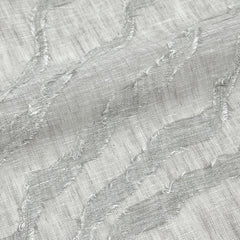 Ruffled Embroidery Blend Linen Fabric / 54" Wide / CL1156