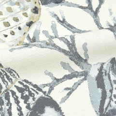 Sea Life Shell Tropical Linen Fabric by the Yard / 54" Width / CL1159