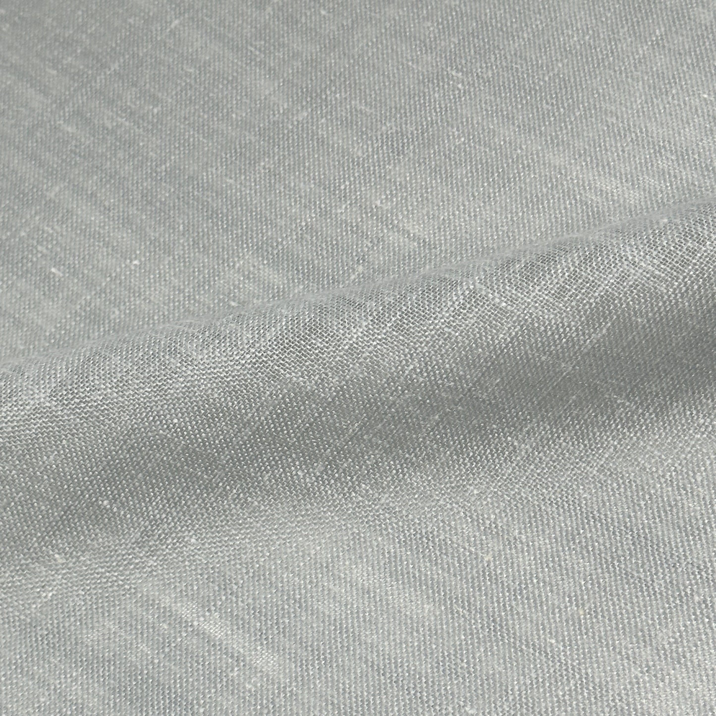 Soft and airy Blended linen sheer Custom Flat Roman shade, CL1161