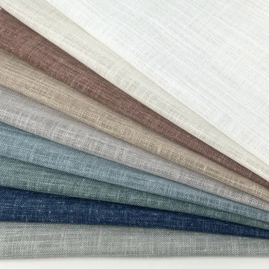 Natural Texture Sheer Blended Linen Fabric, 118"Width, CL1161