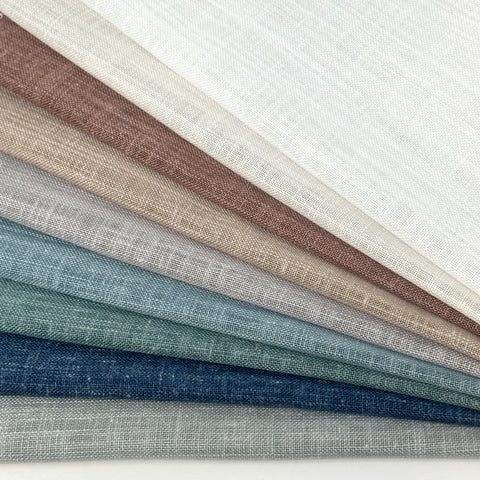 Textured Poly Sheer Linen Fabric / 57" Width / CL1099