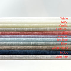 Cotton Blended Rustic Sheer Linen Fabric / 54" Width / CL1152