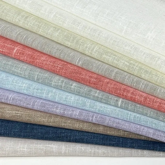 Pure Slub Lightweight Blend Linen Gauze Sheer Fabric, 54" Width, CL1152
