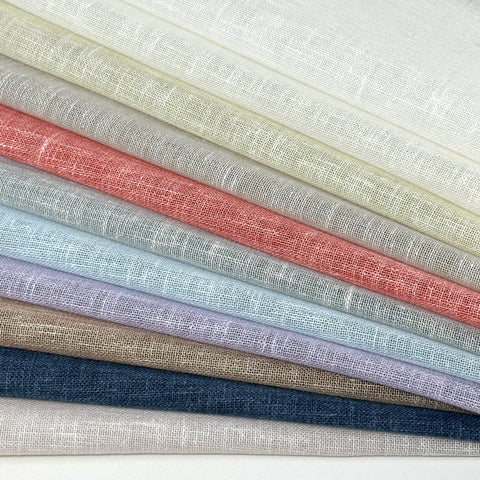 Medium Heavy Weight 100% Linen Weave Fabric by the Yard / 55" Wide / CL1120