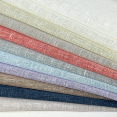 Cotton Blended Rustic Sheer Linen Fabric / 54" Width / CL1152