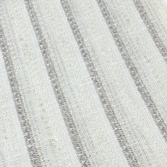Striped Textured Embroidery Blend Linen Fabric by the Yard / 118" Width / CL1143