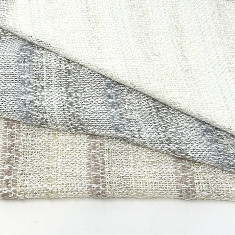 Thick Weaved Faux Linen Fabric By The Yard / 118" Width / CL1084