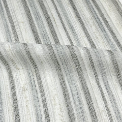 Textured Embroidery Blend Linen Flat Roman Shade / CL1098