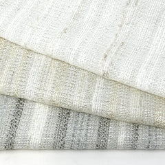 Textured Embroidery Blend Linen Flat Roman Shade / CL1098