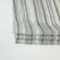 Textured Embroidery Blend Linen Flat Roman Shade / CL1098