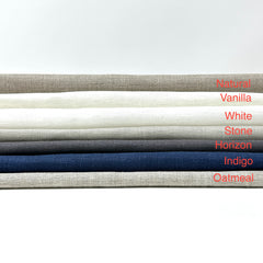 Double Width 100% Natural Linen Fabric by the Yard / 118" Width / CL1049 - Classic & Modern Home