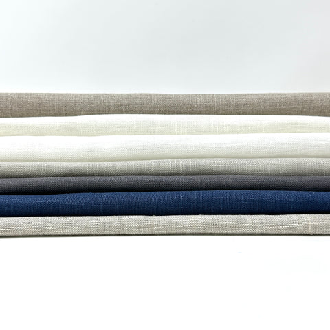 Double Width 100% Natural Linen Fabric by the Yard / 118" Width / CL1049