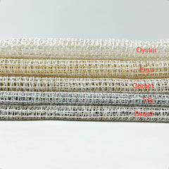 Large mesh Net Blend Linen Fabric By The Yard/CL1070