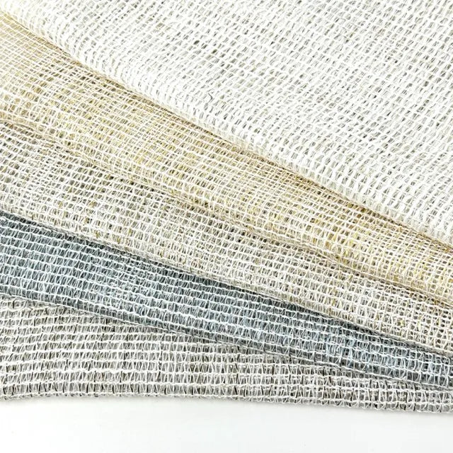Mesh Net Faux Linen Fabric By The Yard | 118"Width | CL1070