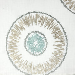 Retro Stitch Embroidery Linen Blend Fabric/54" Width/CL1018