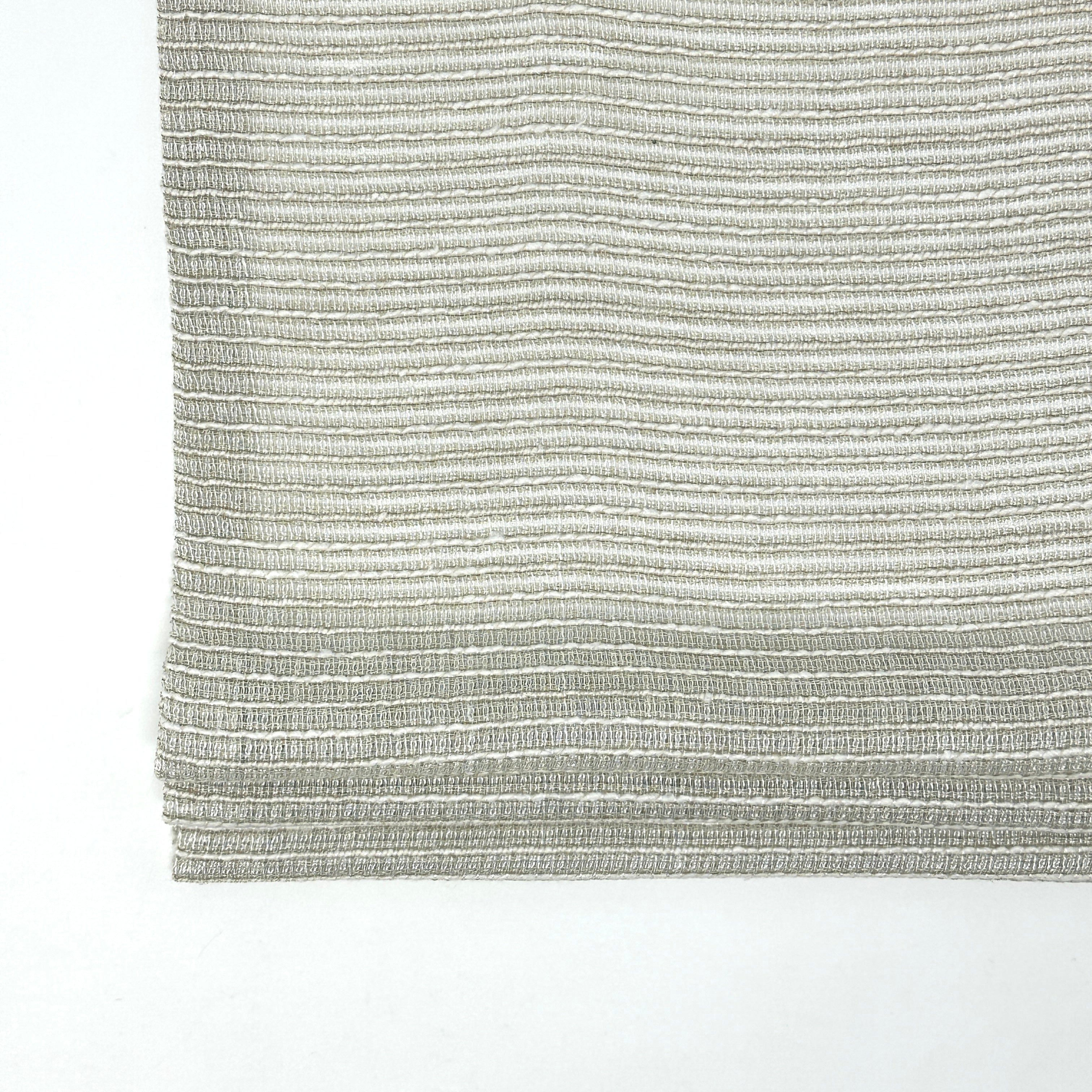 Thick Weaved linen sheer Flat Roman shade / CL1084