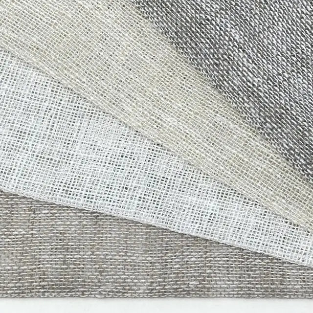 Small Mesh Net Faux Linen Fabric Roman Shade, Farmhouse Roman Shade, CL1069
