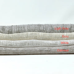 Small Mesh Net Faux Linen Fabric Roman Shade, Farmhouse Roman Shade/CL1069