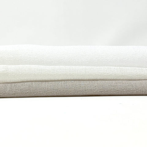 Textured Net Weave Faux Linen Fabric by the Yard / 118" Width / CL1071