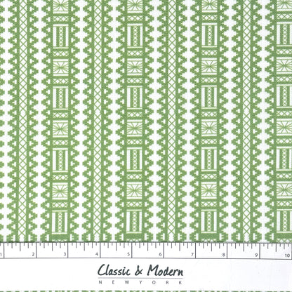 Aztec Stripe Linen Farmhouse Roman Shade, CL1093