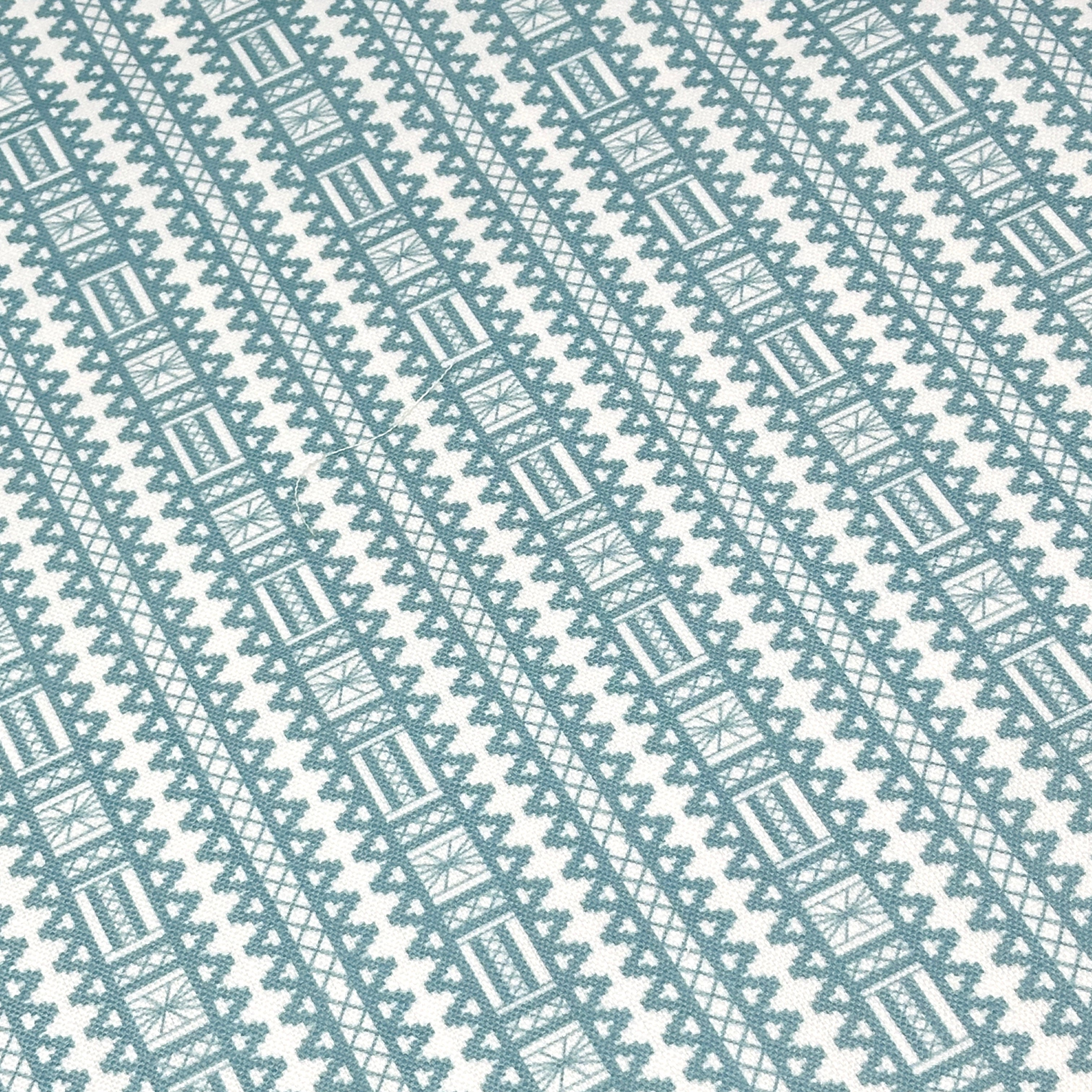 Digital Printed Aztec Stripe Faux Linen Fabric By The Yard/ 57" Width / CL1093