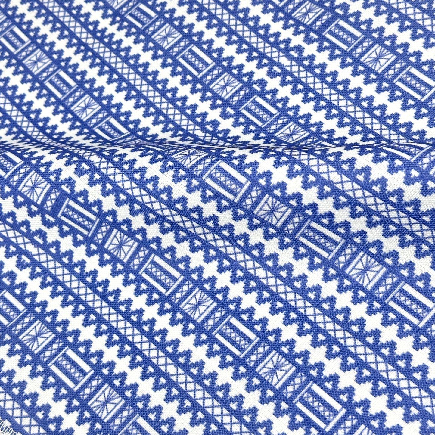 Aztec Stripe Linen Farmhouse Roman Shade, CL1093