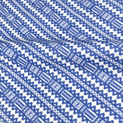 Digital Printed Aztec Stripe Faux Linen Fabric By The Yard/ 57" Width / CL1093