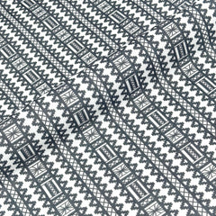 Digital Printed Aztec Stripe Faux Linen Fabric By The Yard/ 57" Width / CL1093